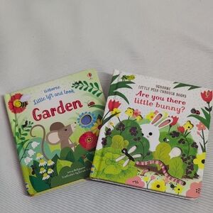 Usborne Kids Garden and Bunny Books Set